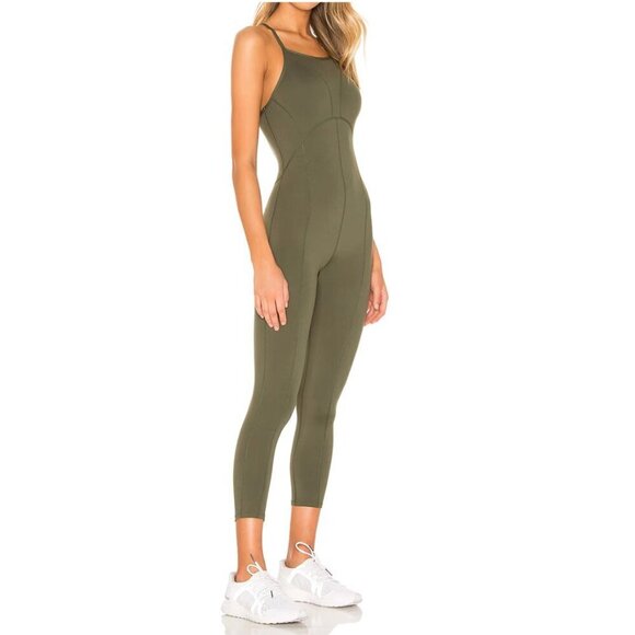 Free People Jumpsuit Green Movement Performance Small - Picture 2 of 12
